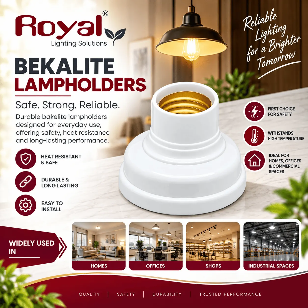 Bakelite Lampholders